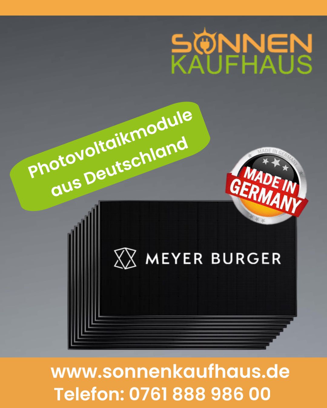 Meyer Burger Photovoltaikmodule Made in Germany